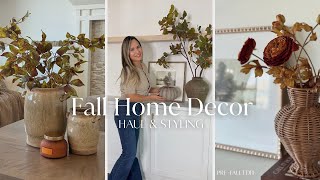 NEW FALL HOME DECOR HAUL AND STYLING | FALL DECORATING IDEAS | MOODY AND COZY AUTUMN DECOR