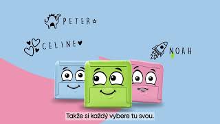 Razítko na TEXTIL - modrý strojek