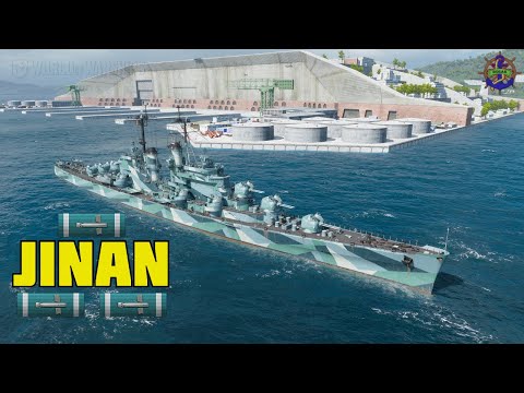 JINAN💥Torpedo Beast 💥Tier X - 🔥Pan-Asian Cruisers 🔥- World of Warships gameplay