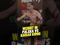 Paleka Vs Kaisar Kumis Weight In Face Off