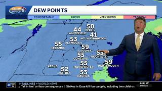Video: Comfortable weather sticks around with a chance of more showers Tuesday