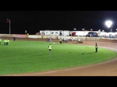 Peterborough Panthers-Edinburgh Monarchs. 13.10.17. Heat 11. Lambert, Wells, Harris, Davey.