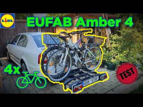 EUFAB Amber 4-Bike Towbar Mounted Bike Rack Review