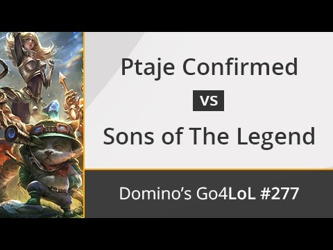 Ptaje Confirmed vs. Sons of The Legend - R32 - Domino's Go4LoL #277