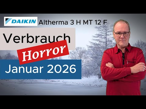 Heat pump consumption January 2026