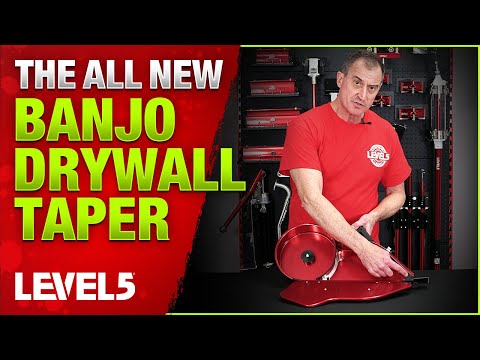 The ALL NEW Banjo Drywall Taper from LEVEL5 Tools The ALL NEW Ba...