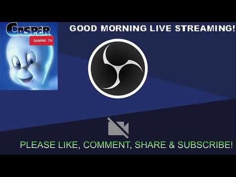 Livestream: @CASPERGAMINGTV Using OBS #105