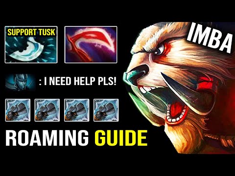 How to Roaming Support Tusk Like a Pro with Desolator 21Kills Imba Snowball Walrus PUNCH DotA 2