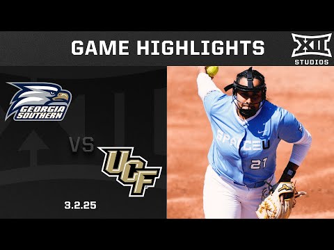 Georgia Southern vs. UCF (3.2.25) Highlights | 2025 Big 12 Softball