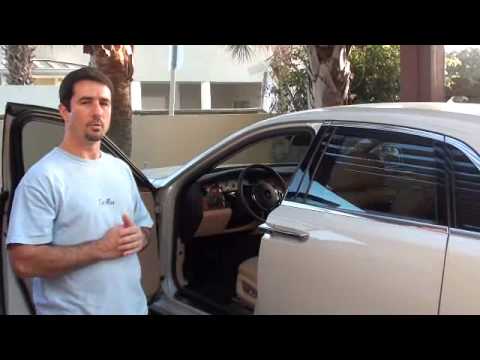 Shawn the Tint Man Car Window Tinting tinting a Rolls Royce.