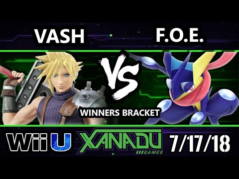 S@X 259 Smash 4 - Vash (Cloud) Vs. F.O.E. (Greninja) - Wii U Winners Bracket