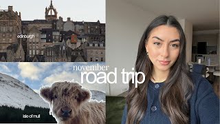 November in Scotland 🛫 | cosy days in edinburgh & the isles, highland cows & rugby days