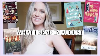 August Reading Wrap Up! All The Books I Read In August *10 Books*