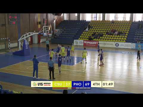 Turneul Final CN U15M: CSU Sibiu - Academia de Baschet Phoenix Galati