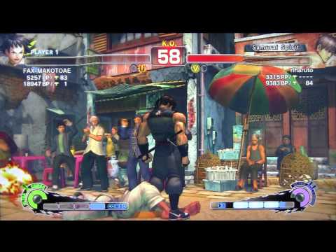 SSF4 AE RANKED MATCH FAX-MAKOTOAE (MAKOTO) VS riharuto (GUY)