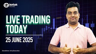 Download lagu 🔴 Live Trading Today – Nifty, Bank Nifty, Derivatives, Market News | 25th June | Kotak Securities mp3