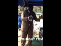 Black Guy Throws Dove at Funeral