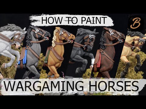 HOW TO PAINT WARGAMING HORSES: A Step-By-Step Guide