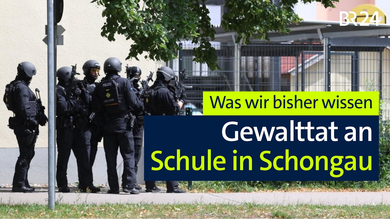 Großeinsatz an Gymnasium in Schongau: Festnahme und mehrere Verletzte | BR24live