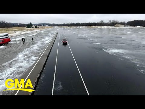 How to navigate driving on black ice | GMA