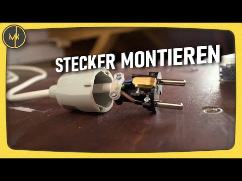 Schukostecker selber montieren - Aderendhülsen crimpen