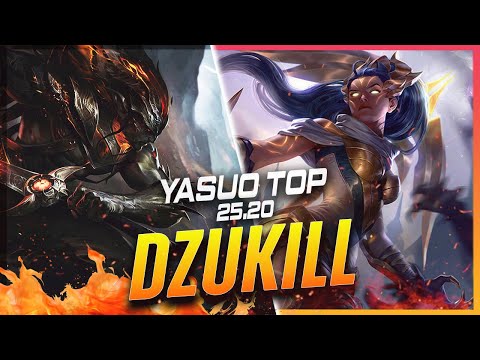 Dzukill - Yasuo vs Vayne TOP Patch 25.20 - Yasuo Gameplay