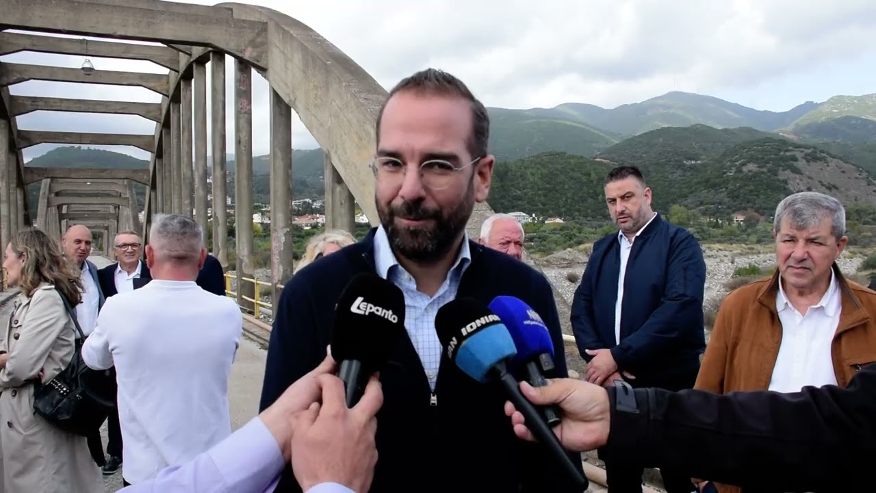 ΝΕΚΤΑΡΙΟΣ ΦΑΡΜΑΚΗΣ Ι ΥΠΟΓΡΑΦΗ ΣΥΜΒΑΣΗΣ ΑΠΟΚΑΤΑΣΤΑΣΗΣ ΤΗΣ  ΓΕΦΥΡΑΣ ΤΟΥ ΜΟΡΝΟΥ