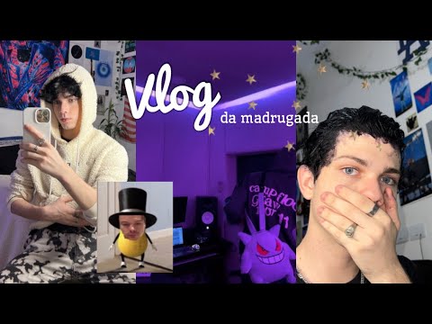 UMA MADRUGADA INTEIRA COMIGO | pintando o cabelo + bebida + comidas + fofoca