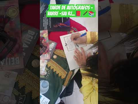 Tarde de autógrafos - Varre -Sai RJ...📕🖋️📚 #autista #academia #escritora #aclaptctc #assediomoral