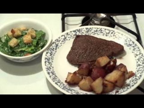 How to Make Roasted Red Potatoes and Caesar Salad !
