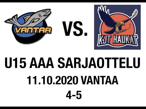 (HD) K-Vantaa vs. KJT Haukat (U15 AAA sarjaottelu, 11.10.2020 Vantaa, 4-5)