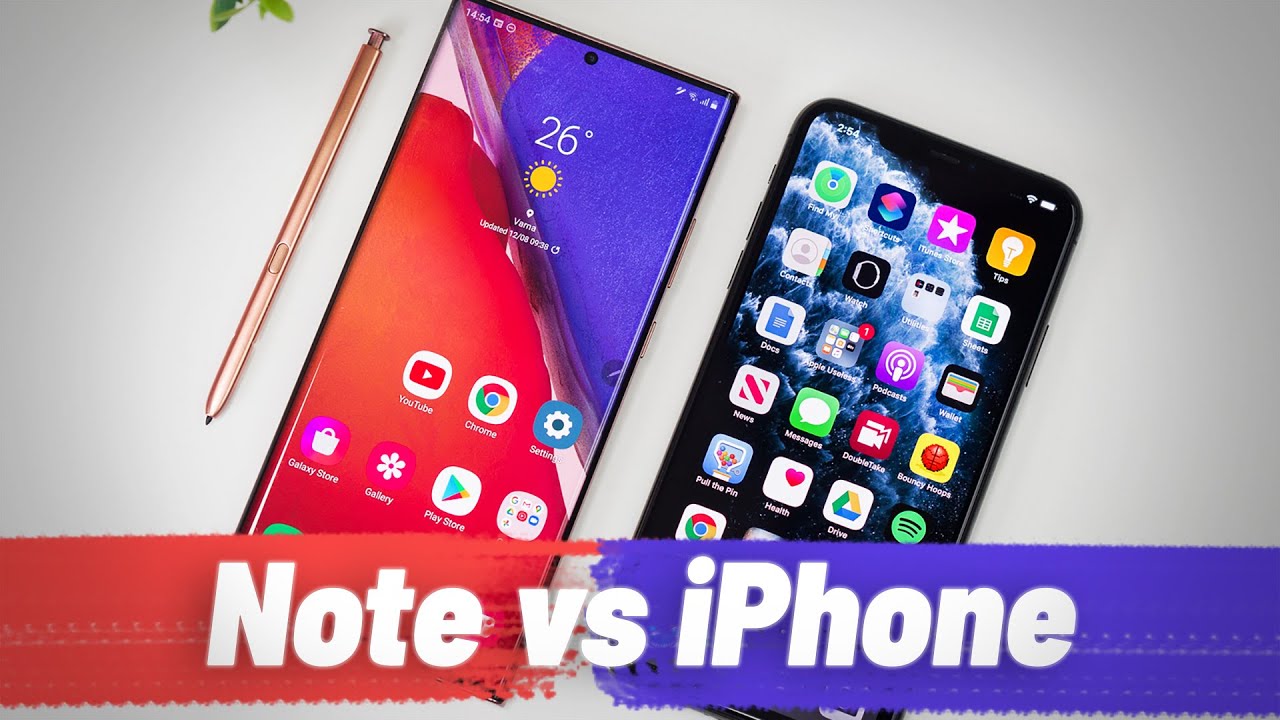 Samsung Galaxy Note 20 Ultra vs iPhone 11 Pro Max