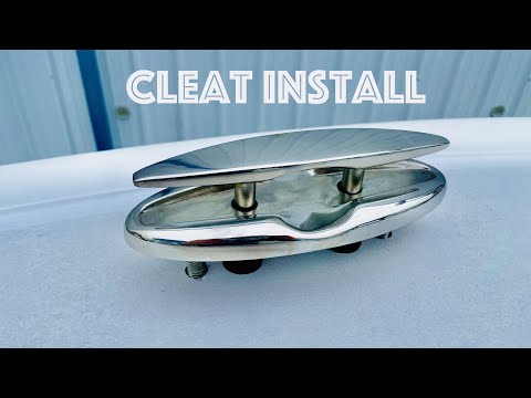 Boat Pull-Up Cleat Install [Gemlux + Sportsman 232 Open]