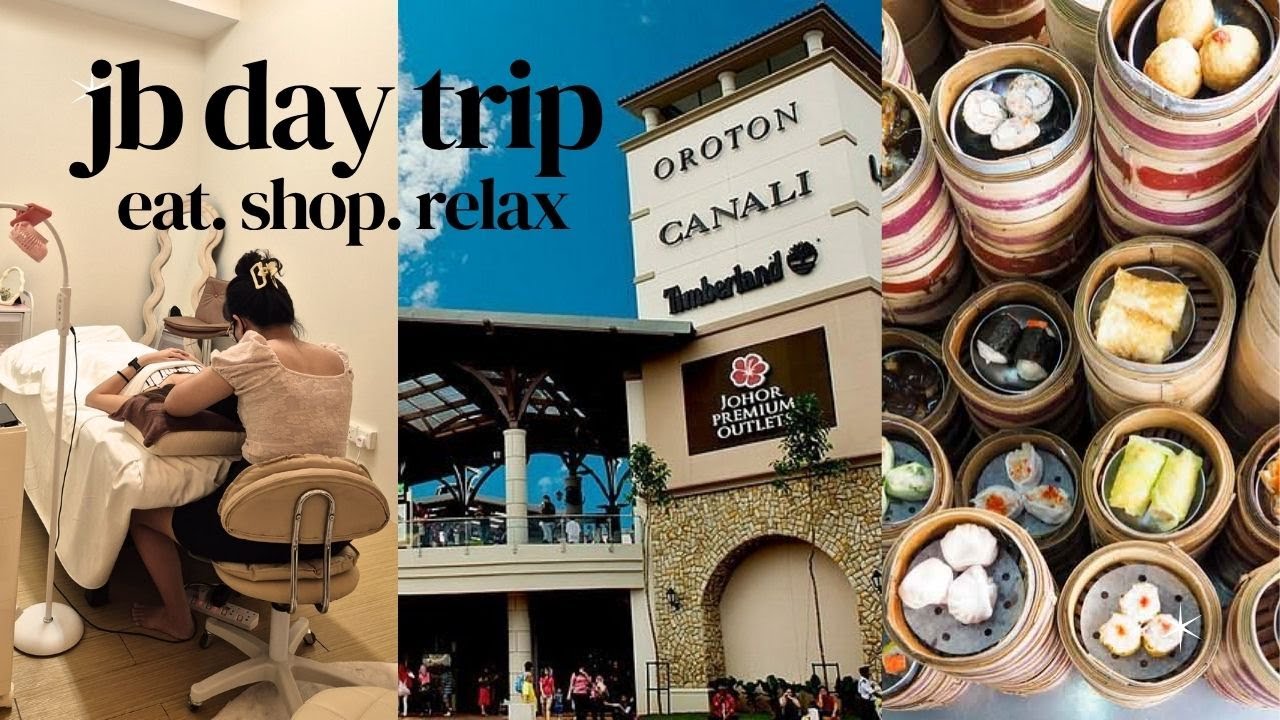 JB Day Trip 🇲🇾 | johor premium outlet JPO, say yes dim sum, oriental kopi, paradigm mall Johor Bahru