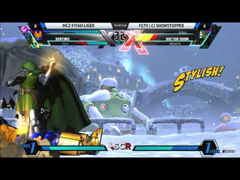 UMvC3 MCZ FIYAH LINGER VS FGTV CJ SHOWSTOPPER - Socal Regionals 2014 Day 1