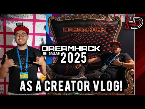 Inside DreamHack Dallas 2025 as a Creator – Full 3-Day Experience VLOG!