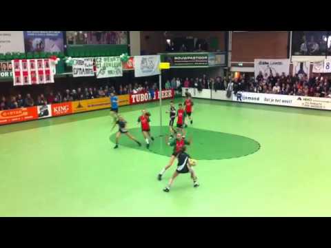 HKV Achilles C1 - KCC C1 (Kleine finale NK Zaalkorfbal C-jeugd 2013)