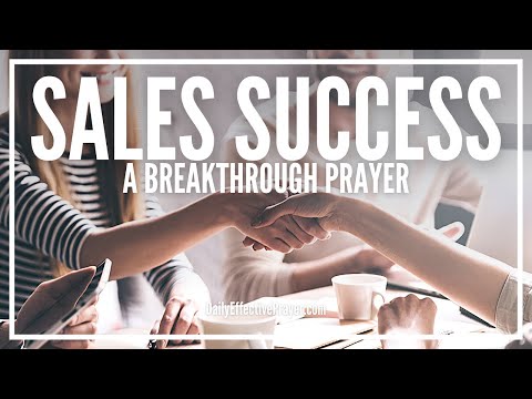 Prayer For Sales | Prayers For Salesman Success Video