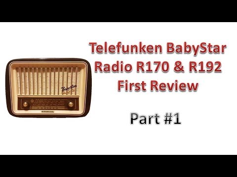 Telefunken Baby Star Radio R192 & R170 - Parte #1