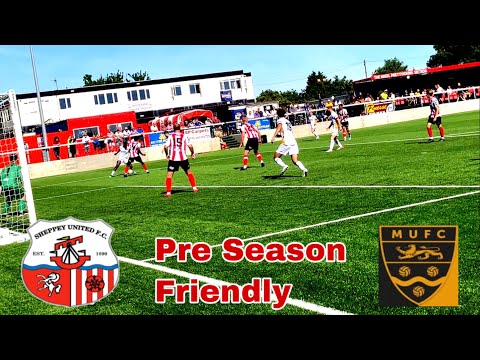 1st Pre Season Friendly. Sheppey Utd vs Maidstone Utd at Holm Park. Non League level 4 v 1