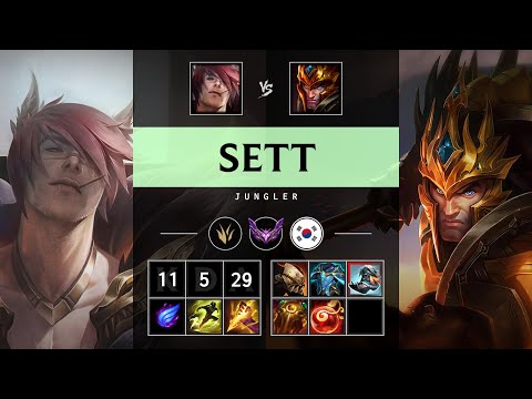 Sett Jungle vs Jarvan IV - KR Master Patch 25.18
