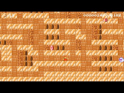 砂漠の迷宮 by KANATE 🍄 Super Mario Maker 2 ✹Switch✹ #bjo