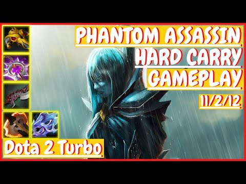 Phantom Assassin 11/2/12 [HARD CARRY] [Gameplay DOTA 2 Turbo] 7.31