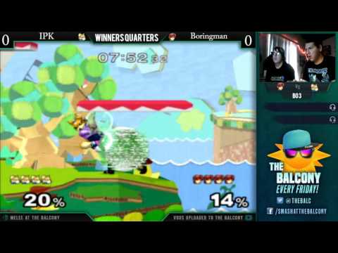 Melee at the Balcony 70 - Winners Quarters ft. R3|iPunchKidsz (Fox) VS Boringman (Marth)