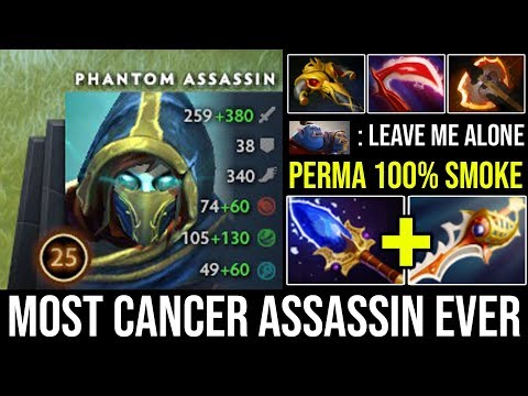 The Most Cancer Assassin Build in NEW 7.22g - IMBA 100% Smoked 2800 Crit Rapier & Scepter DotA 2