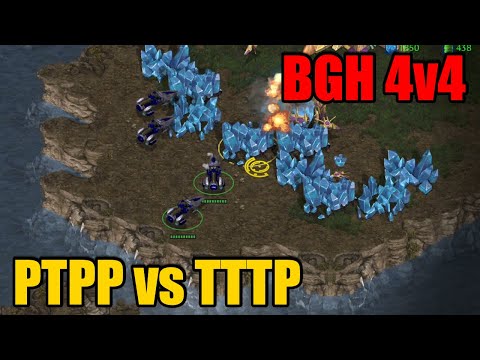 StarCraft BGH 4v4 | Big Game Hunters | Brood War | TeamPlay