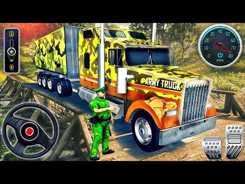 Army Truck Driving Simulator 3D - US Transport Truck Offroad Drive - Android GamePlay