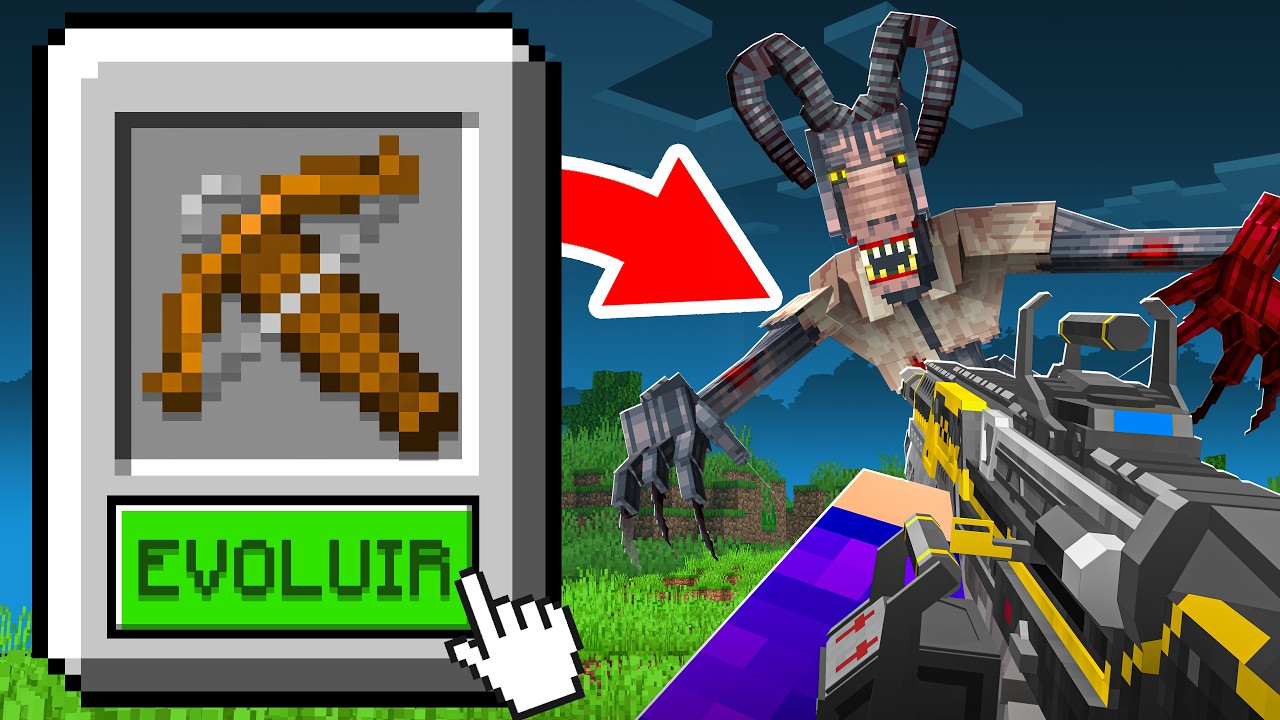 Minecraft Mas, Você Pode Evoluir Itens