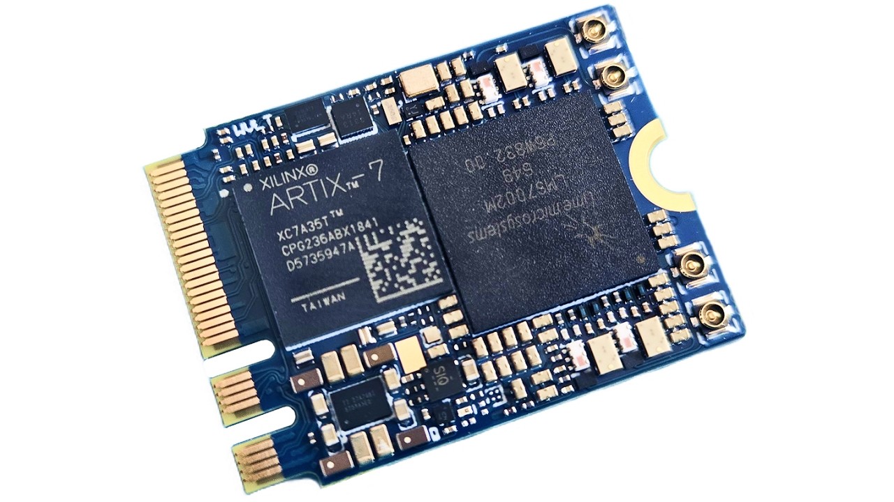 xSDR - A tiny, single-sided M.2 software-defined radio with 2× RX / TX channels up to 3.8 GHz
