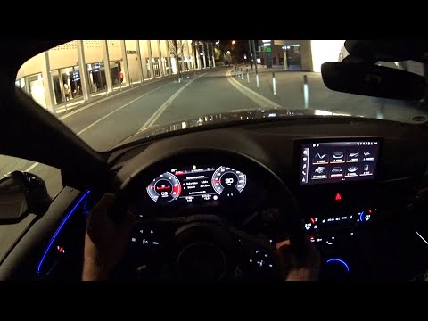 2020 Audi A5 Sportback 45 TDI quattro - city night drive | POV